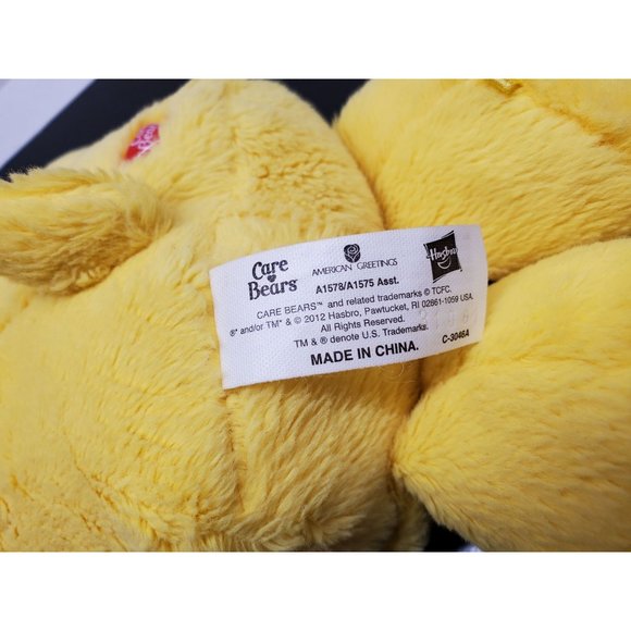 2012 Hasbro American Greetings Care Bear Funshine Plush - 13 Inch - Picture 10 of 12